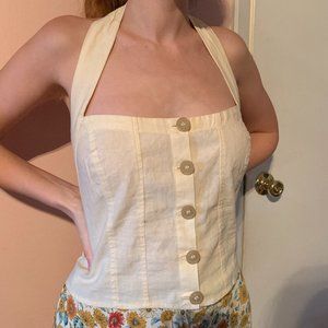 Free People ‘Is This Love’ Halter Top - Linen
